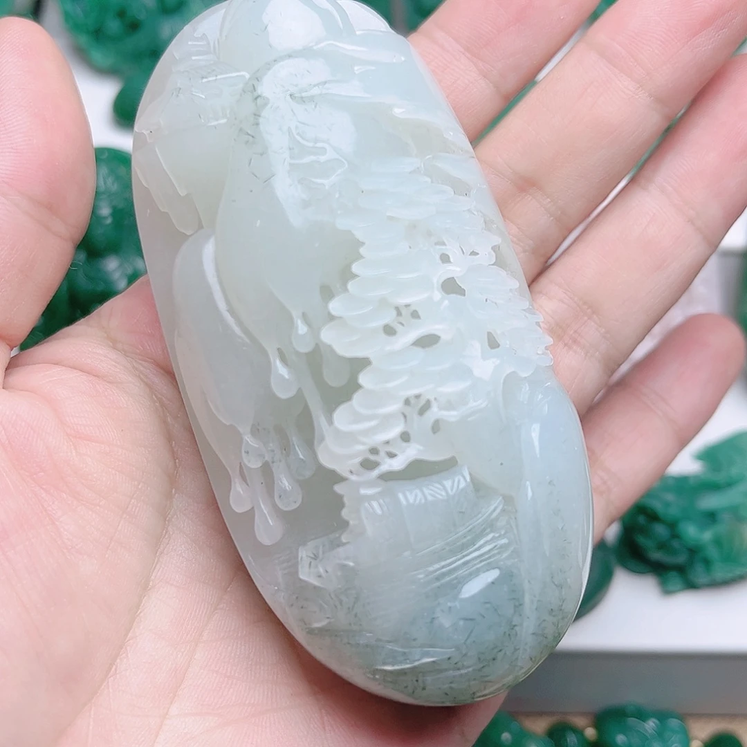 唐***生未镶嵌独山玉把件