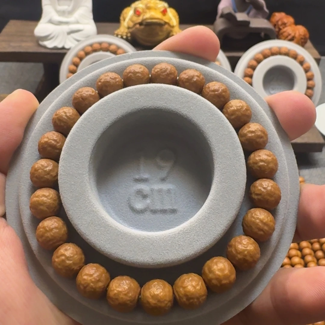 猴头核桃手串手工雕刻圆珠舍利