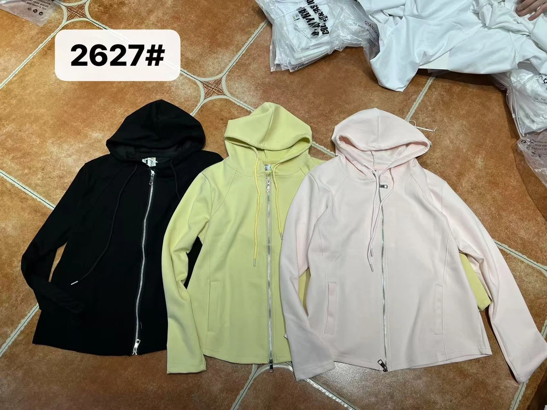 春季双拉链，小口袋开衫2627款