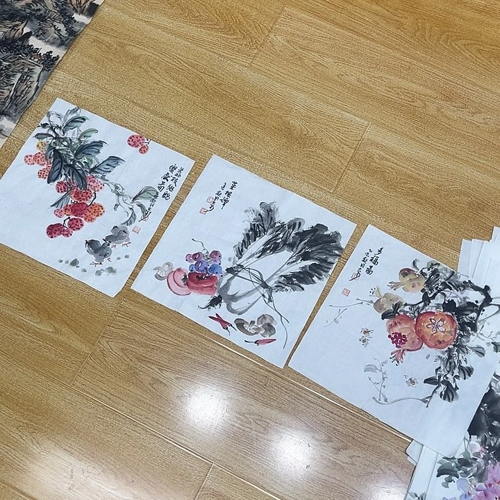 传***林姜奇老师花鸟作品