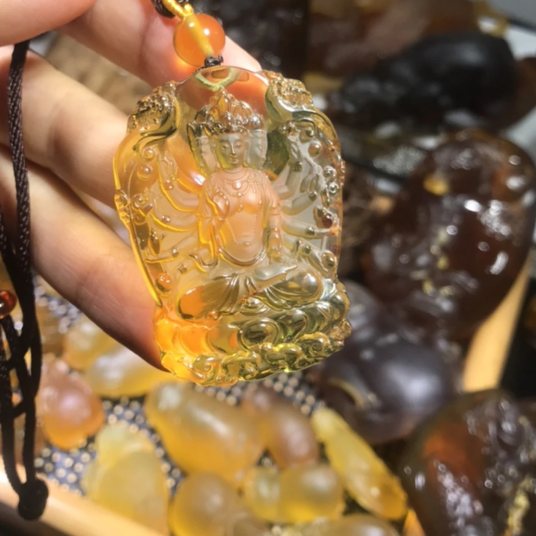 非金属树脂吊坠 千手观音吊坠可佩戴