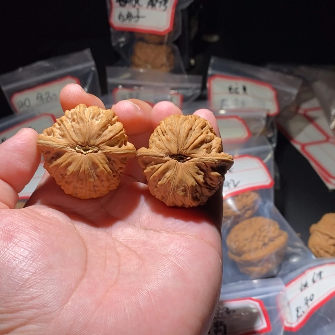 只***盘文玩核桃吊坠40全品无修铁锤