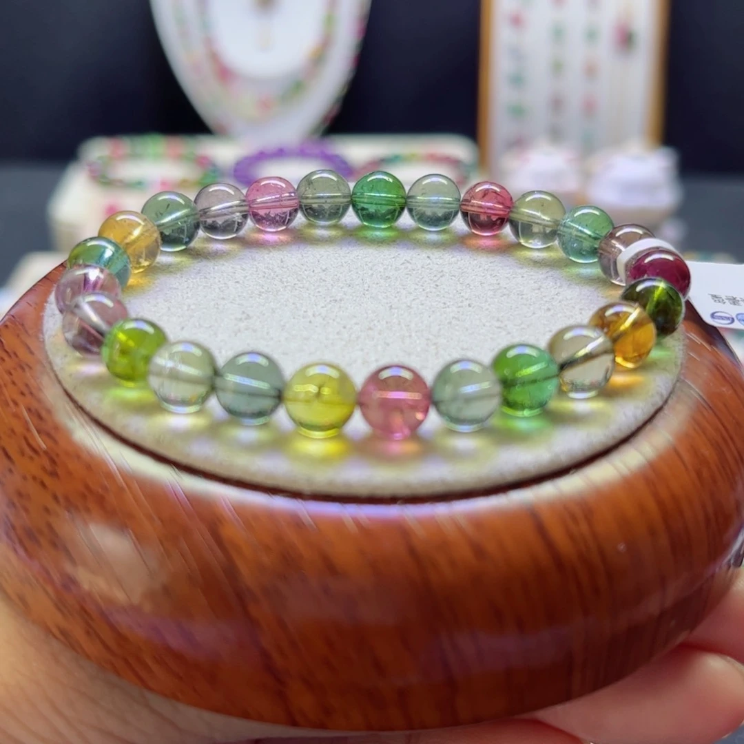 手链未镶嵌碧玺糖果8mm