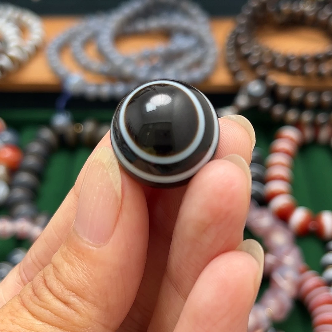 玛瑙/玉髓合金单珠