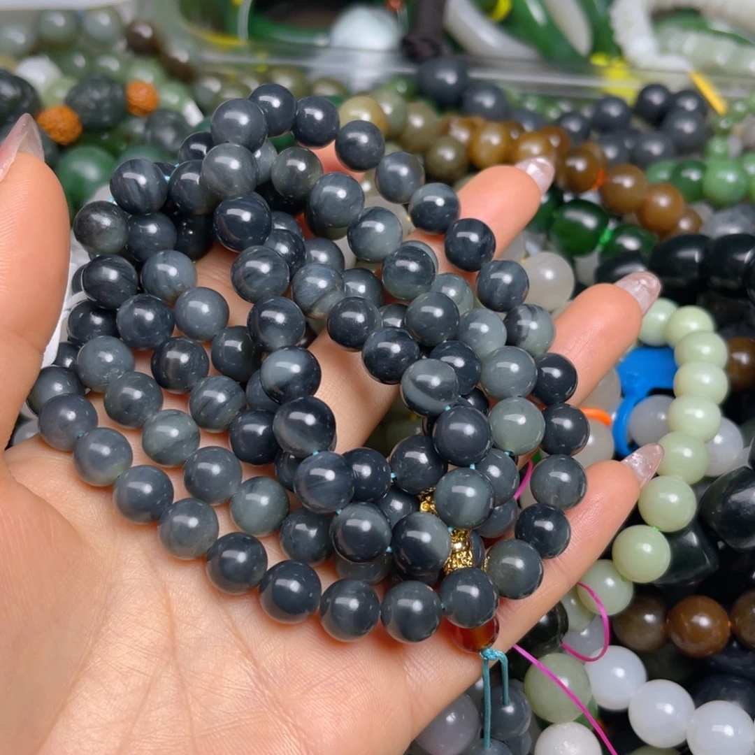 和田玉未镶嵌手链