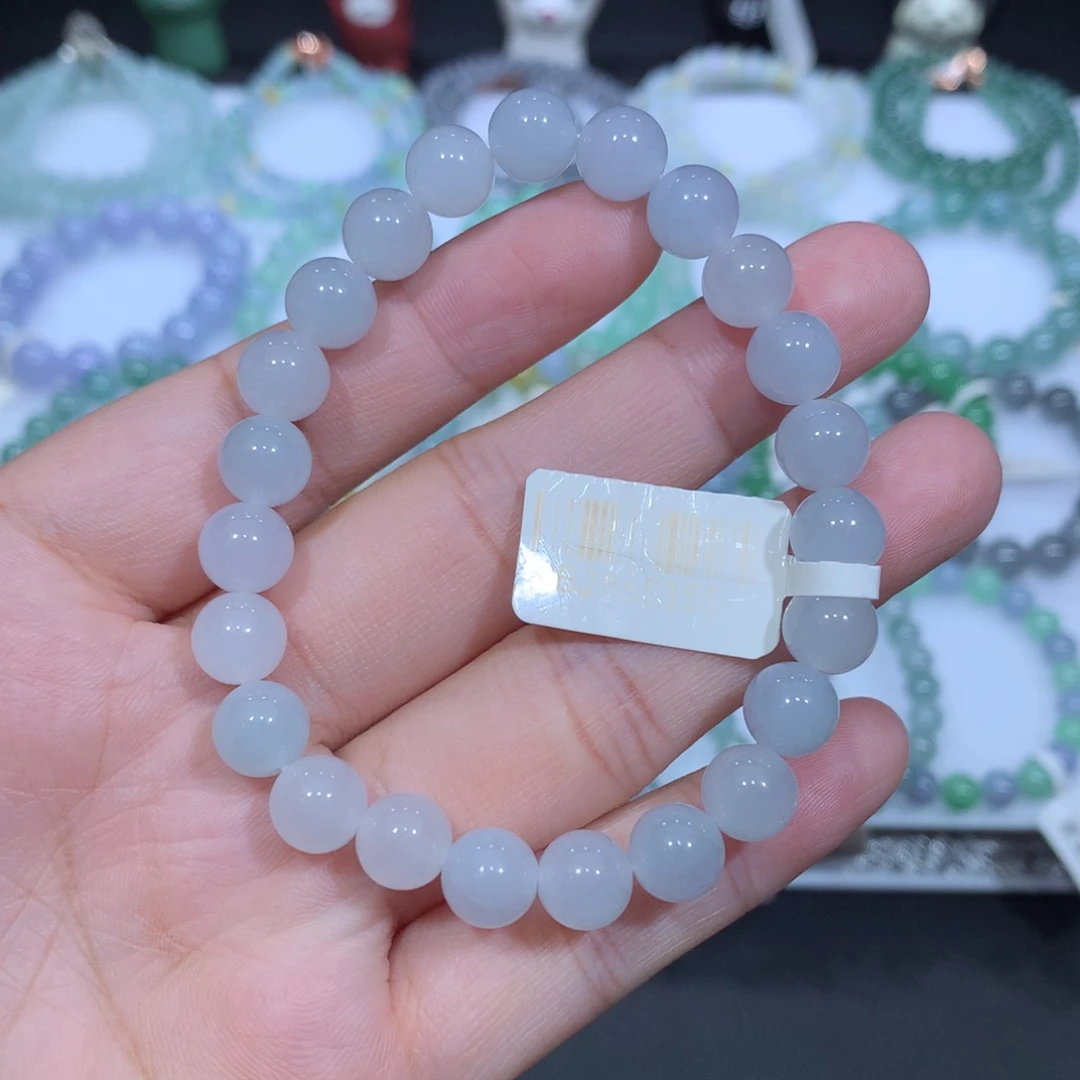翡翠未镶嵌手串天然