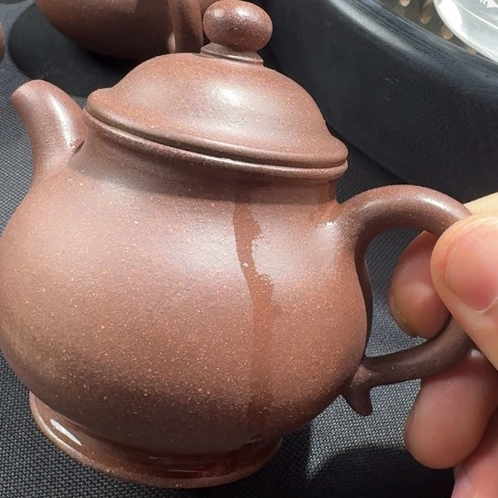 紫砂茶壶紫泥潘壶200cc无添加