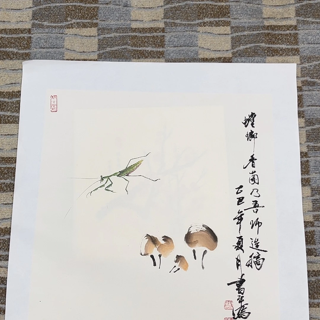 国画闫书平老师三尺斗方花鸟奇
