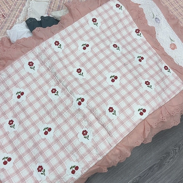 棉全棉枕头套一对樱桃小丸子