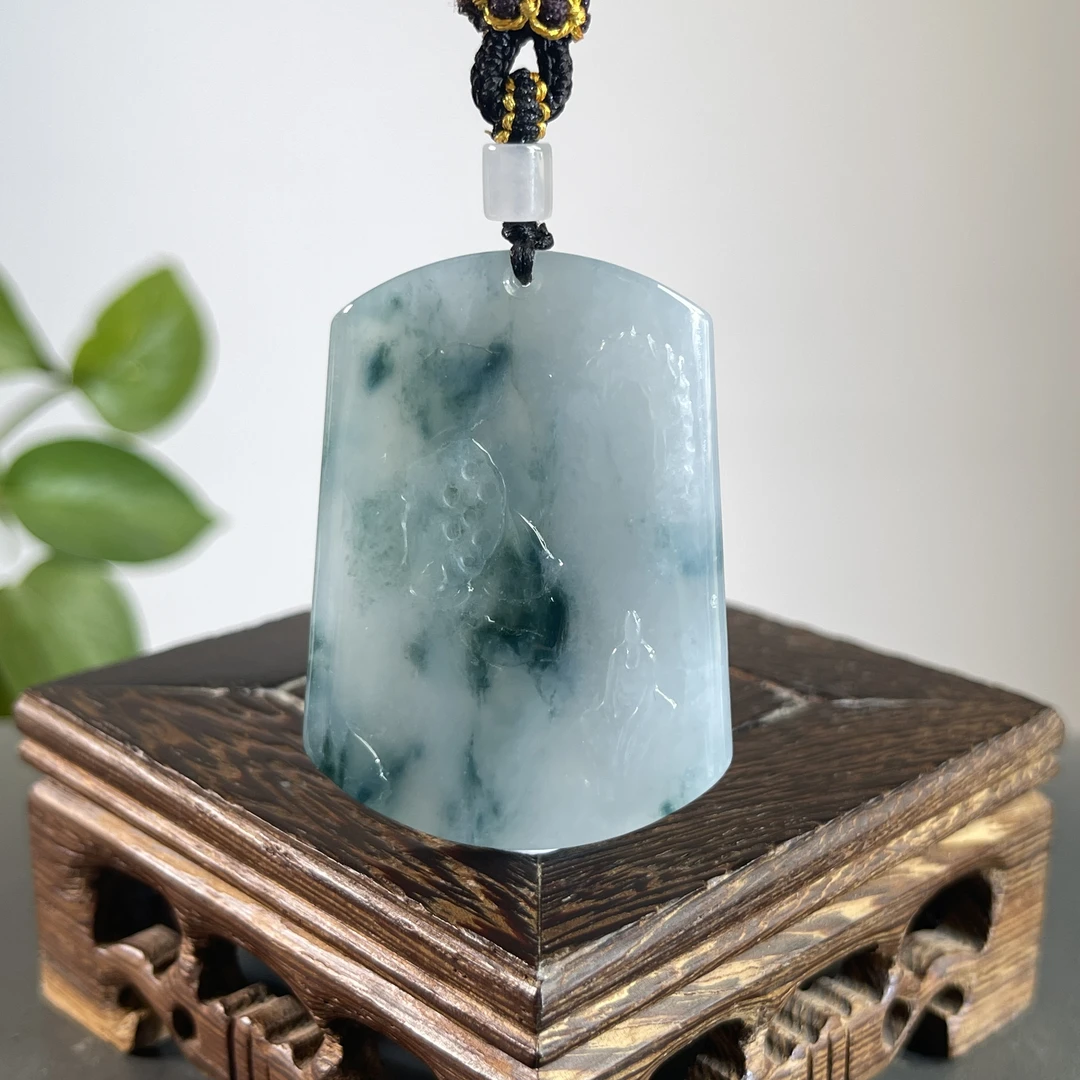 JTA11-135 天然缅甸A货翡翠 悟道