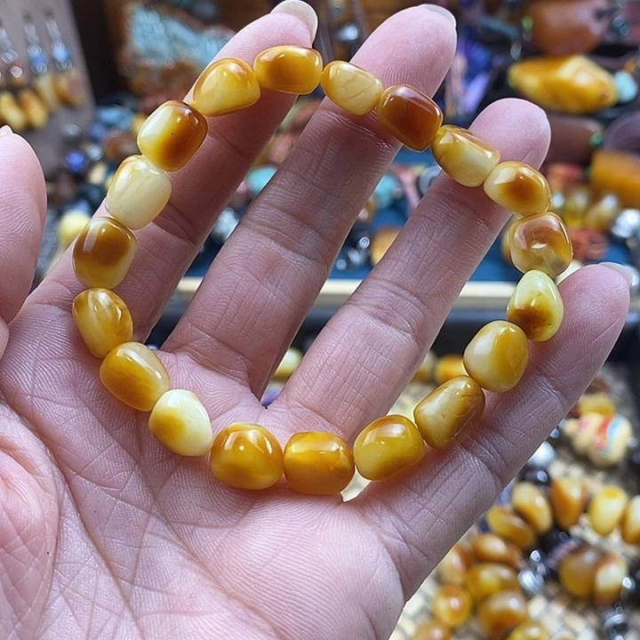 蜜蜡未镶嵌手串手串