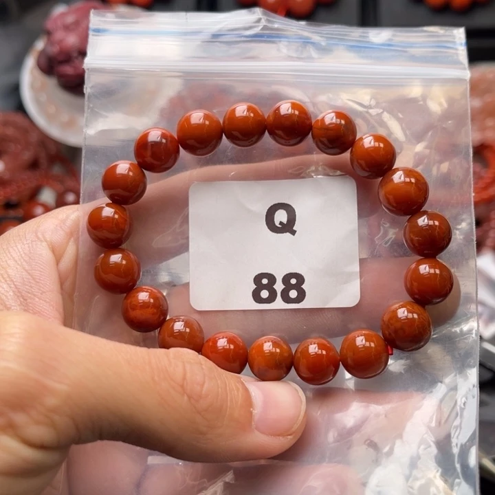 南红玛瑙未镶嵌多样性发货默认微瑕称重10mm