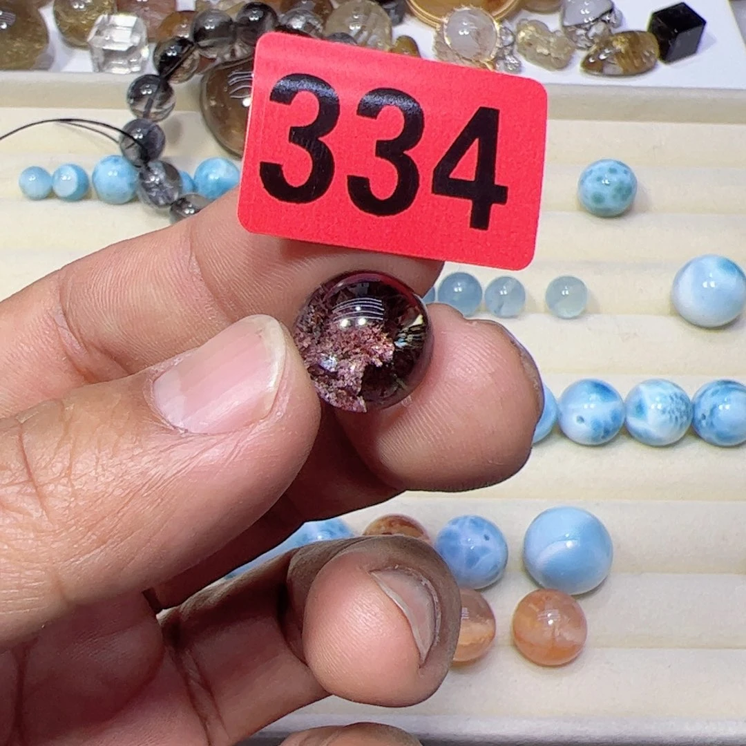 水晶颈饰未镶嵌钱****袋天然水晶