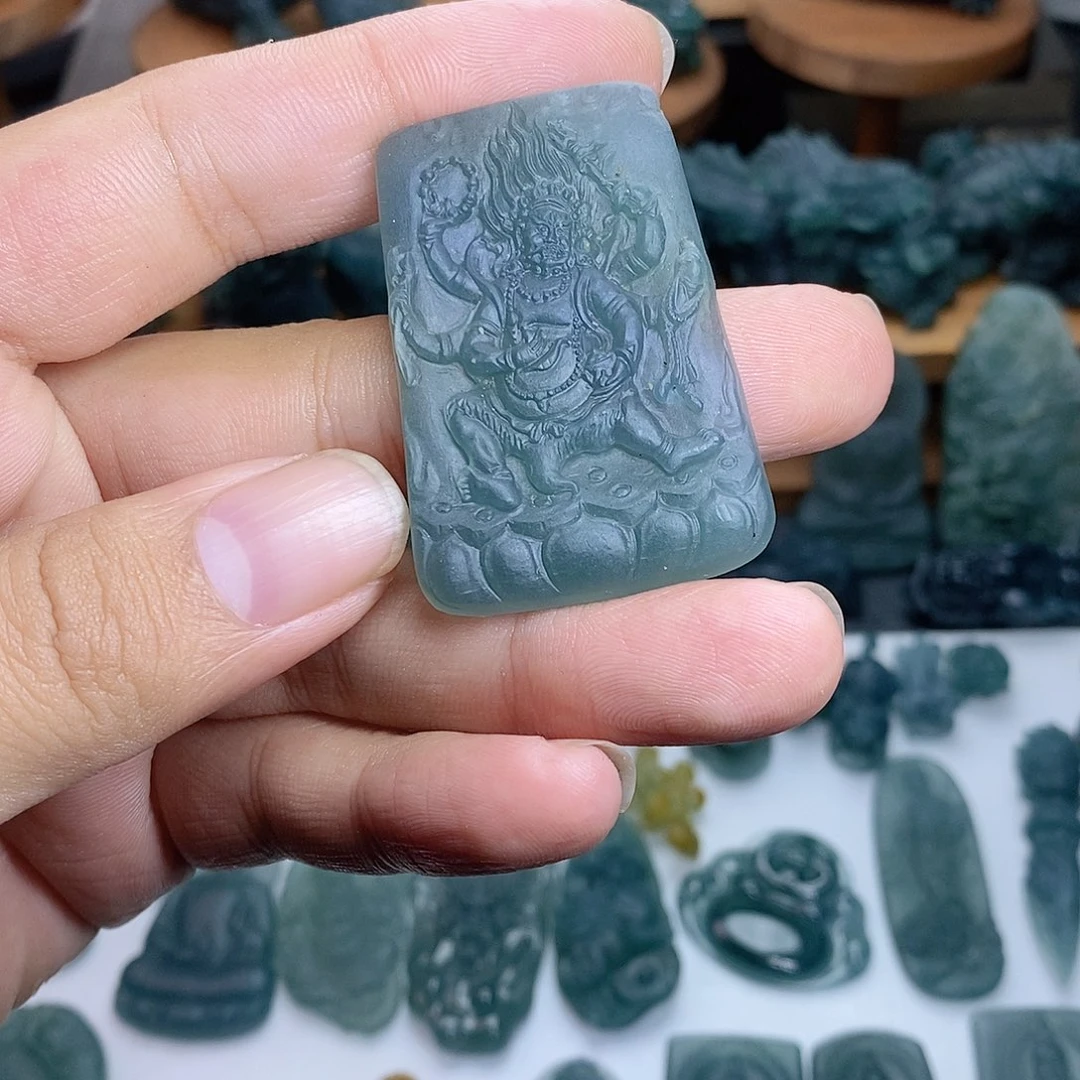 定制翡翠未镶嵌大黑天