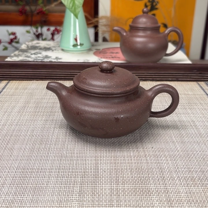 茶壶紫砂仿古天青