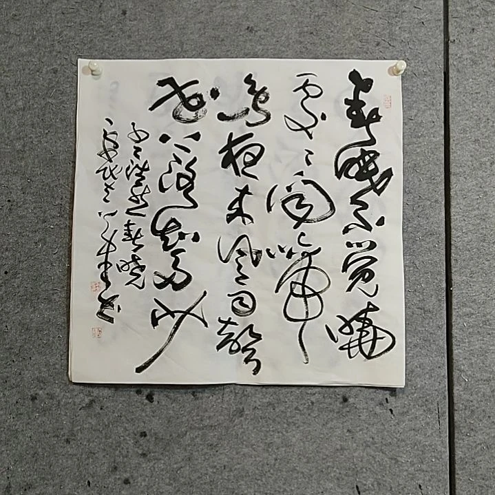 书法宋秉民。四尺对开。春眠不觉晓