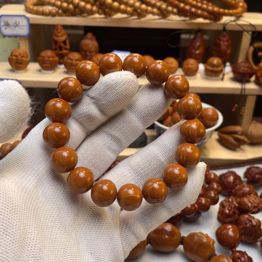 橄榄核手串/手链柳*风1.35小孔暴力归圆