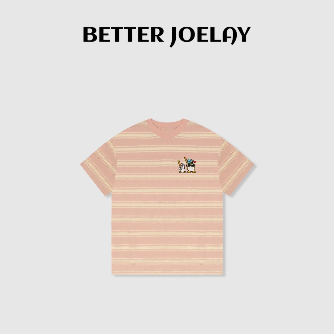 BETTERJOELAY -小版【暗恋逃不过】百搭T恤短袖休闲圆领时尚KH1838