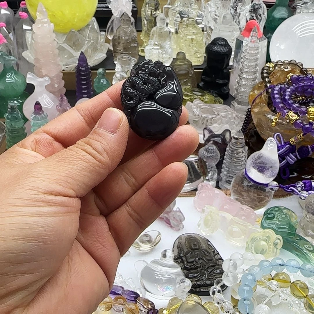 车挂未镶嵌水晶摆件