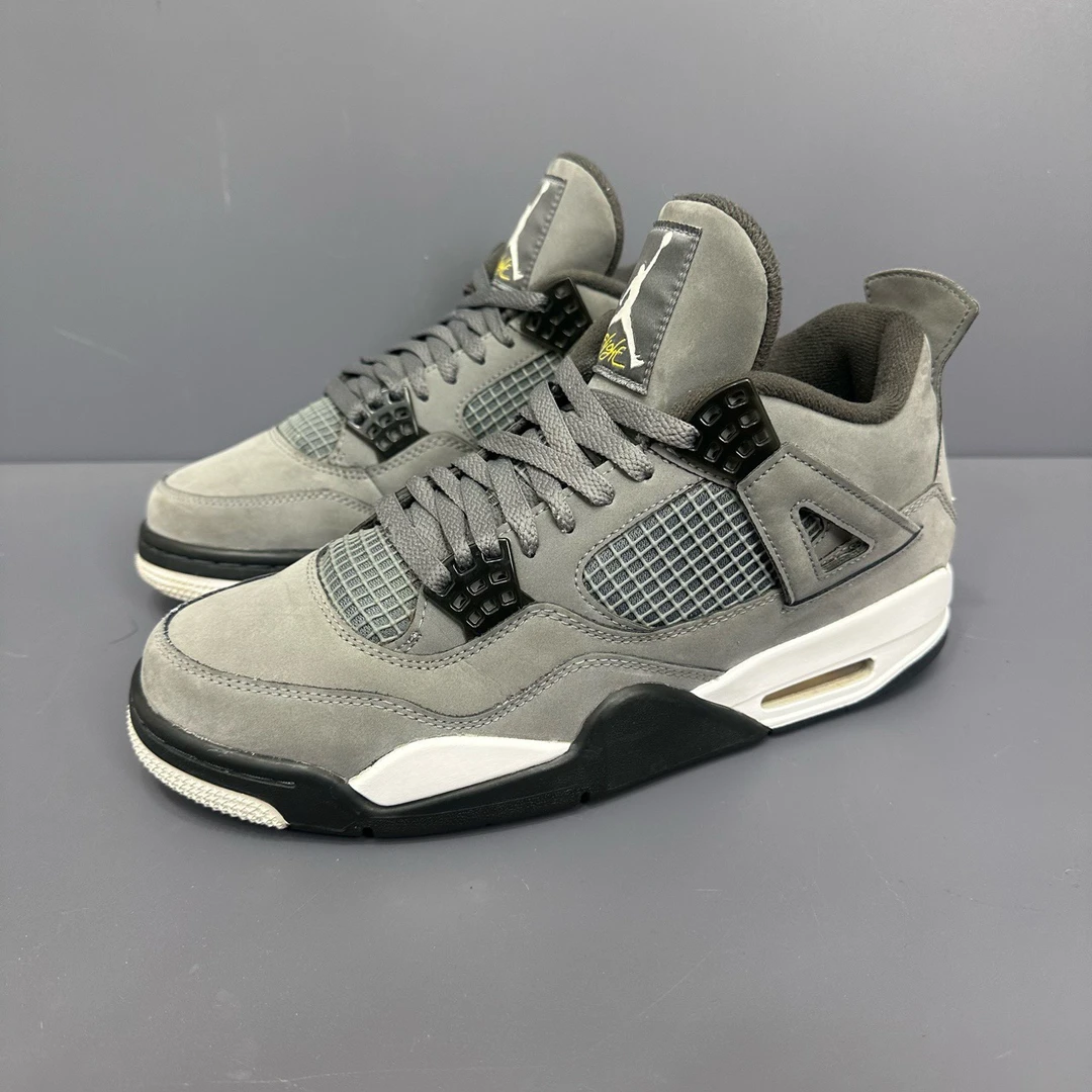 99新 NIKE/耐克 42.5码 aj4酷灰原盒 休闲鞋 很新