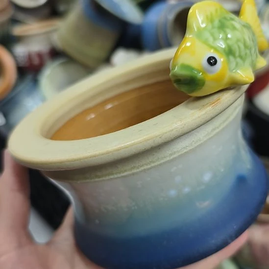 景德镇手工高温陶瓷：内9.5口高10