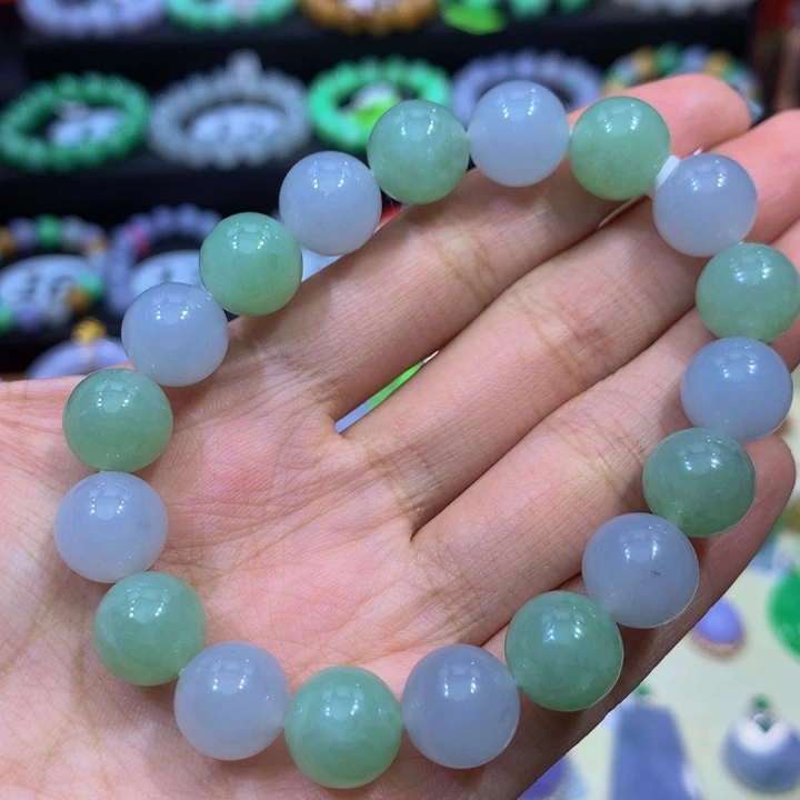 翡翠未镶嵌手链翡翠11