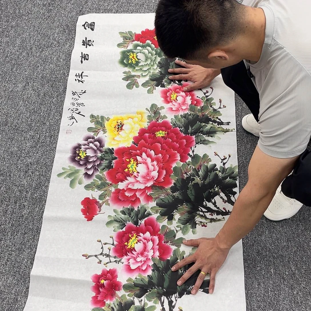 国画纯手绘字画宣纸