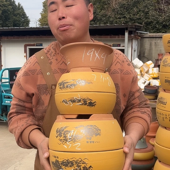 紫砂紫砂花盆盆栽