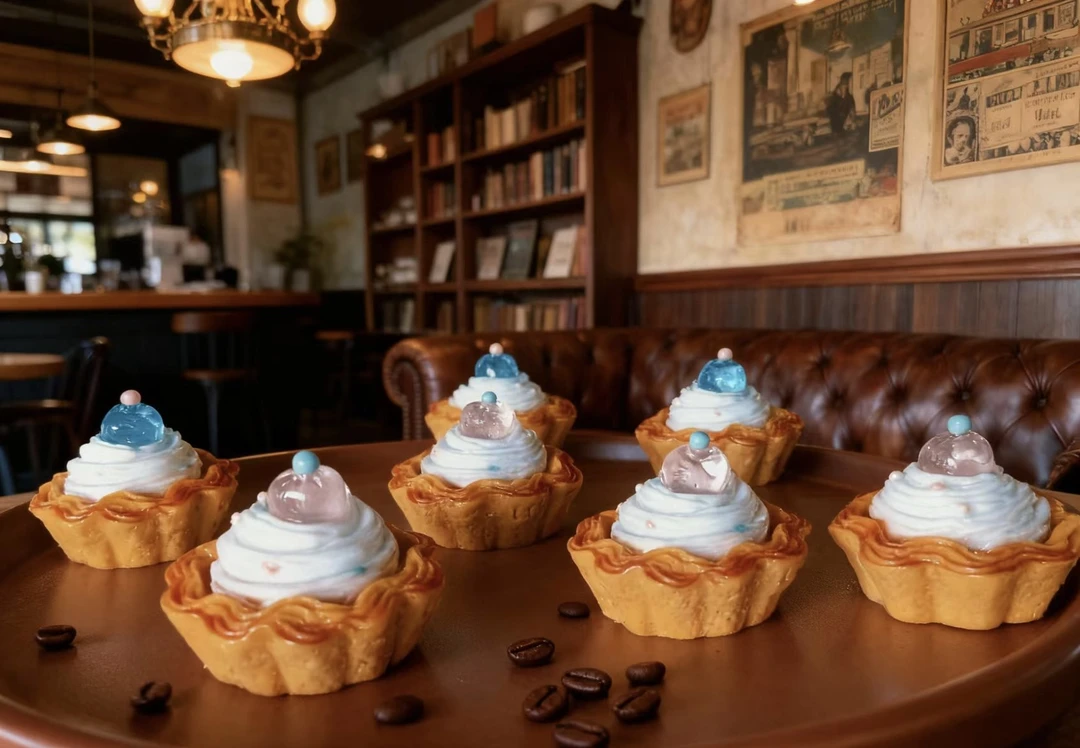 Lantt「兰太太」定制水晶挞酥树脂食玩diy配件摆件挂件