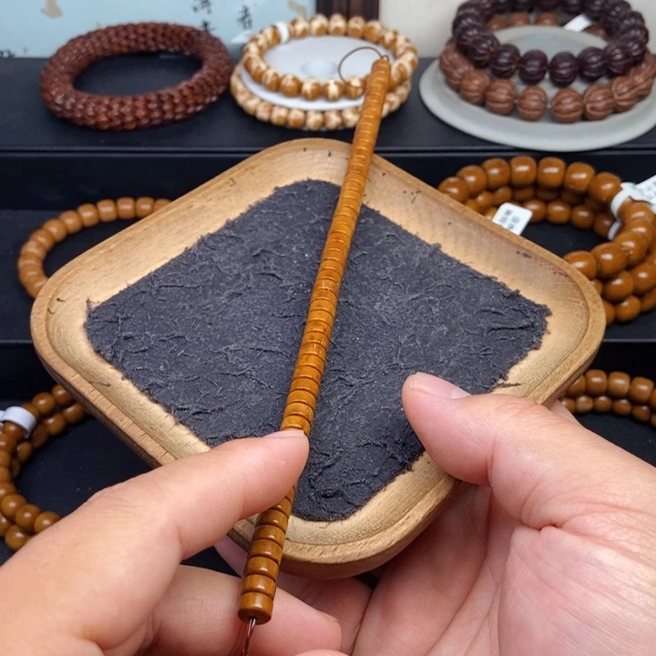 手串紫金鼠7.5/4mm天花板实心
