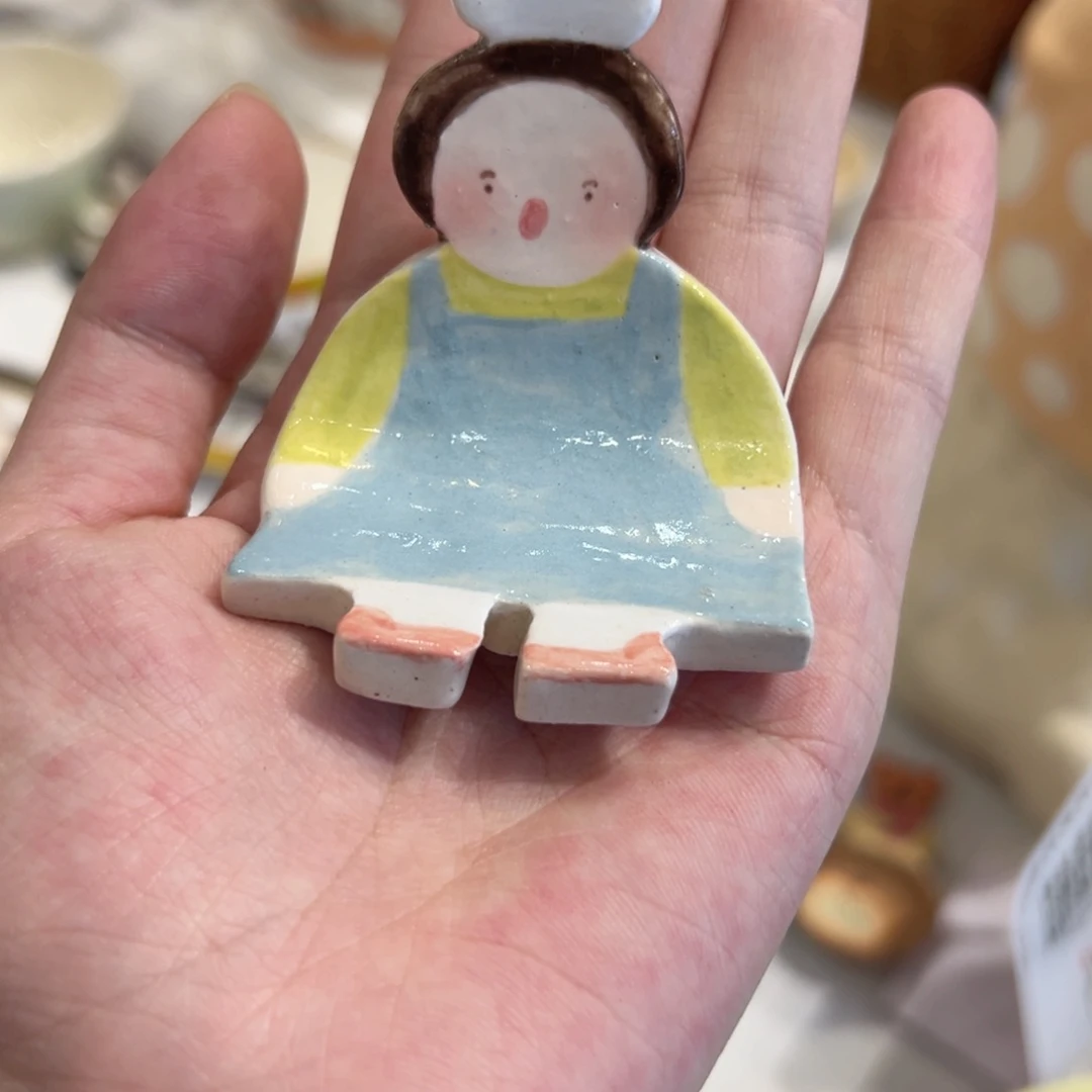 陶瓷艺术吱*猪筷子架