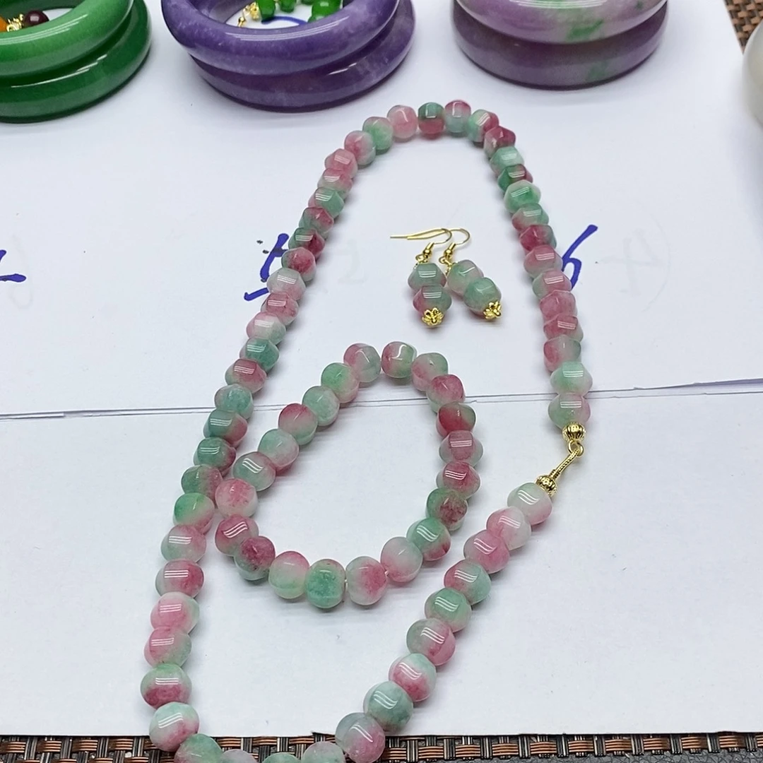 套链未镶嵌石英质玉