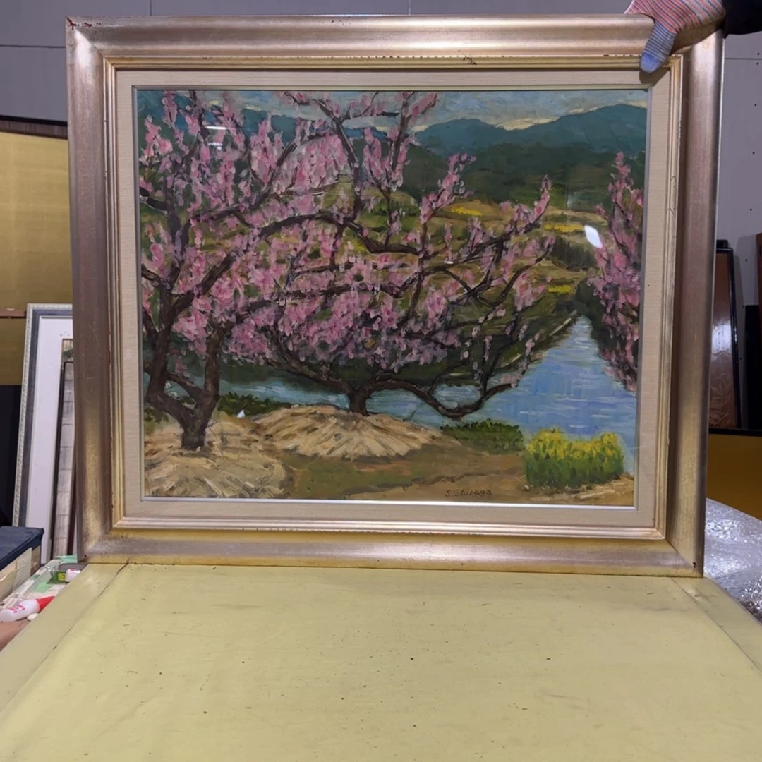 绘画林***0屏风框画茶空间设计