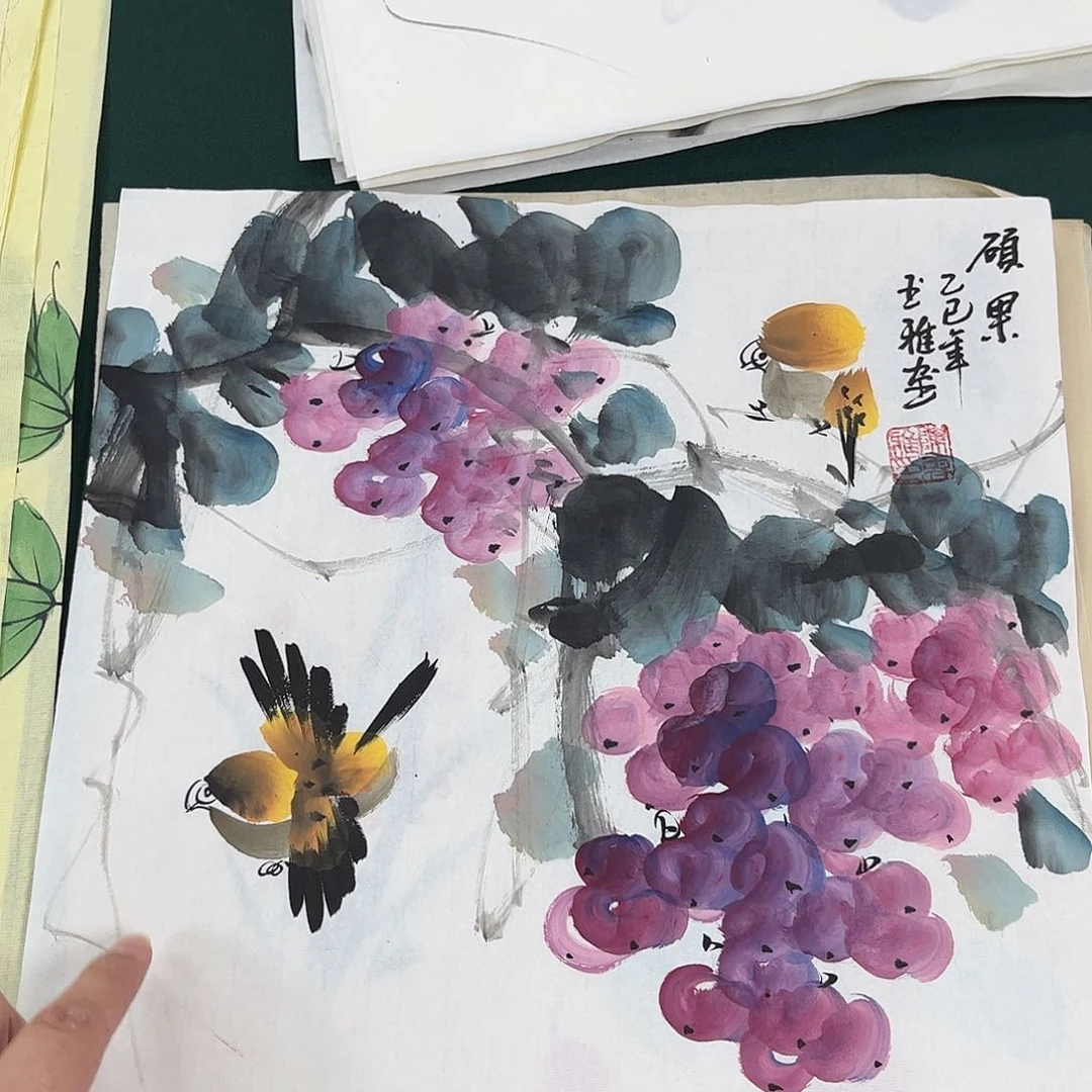 国画国画作品宣纸纯手绘