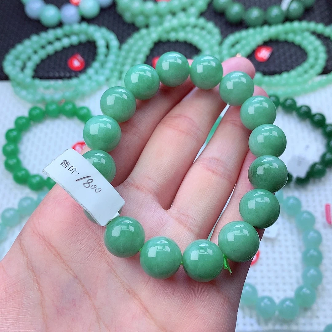 翡翠未镶嵌毛衣链