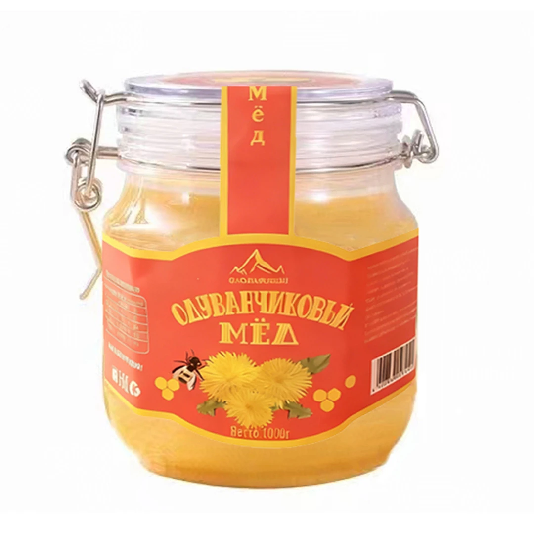 【蒲公英蜂蜜】正宗俄罗斯原装进口蜂蜜冲饮蒲公英蜜结晶蜂蜜食品