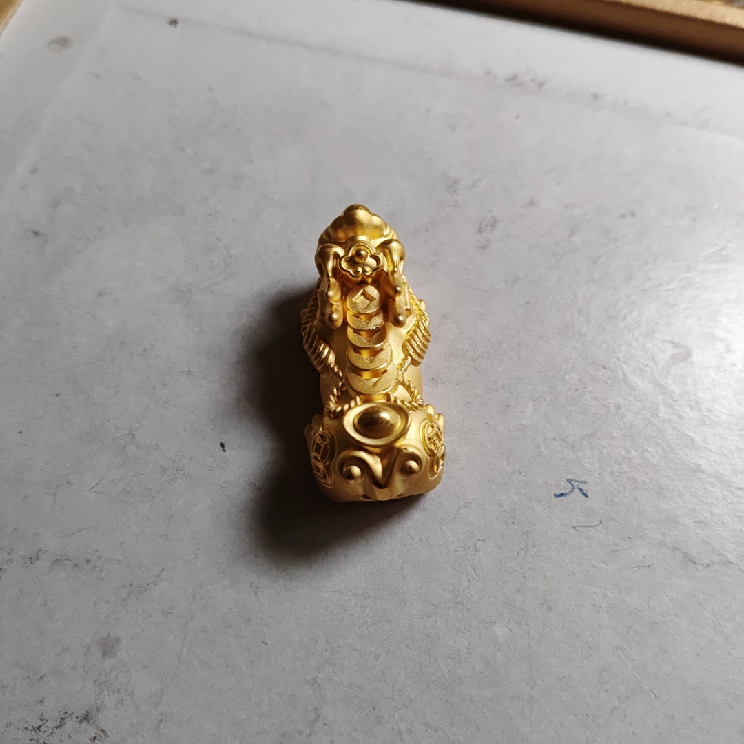 金元宝足金999貔貅珠子首饰