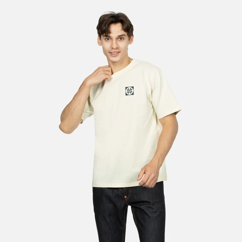 EVISU隈取达摩与灯笼印花潮流纯棉休闲短袖T恤2EAHTM3TS1098XXCT