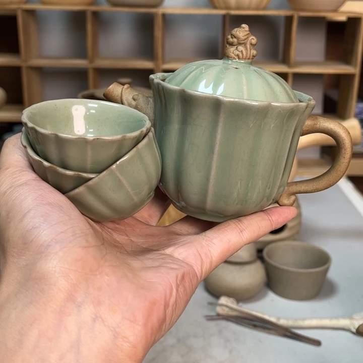 壶老段烧陶瓷茶器