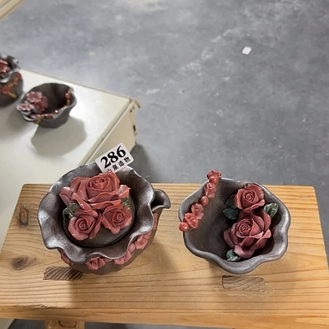 瓷片柴烧柴烧柴烧286一套