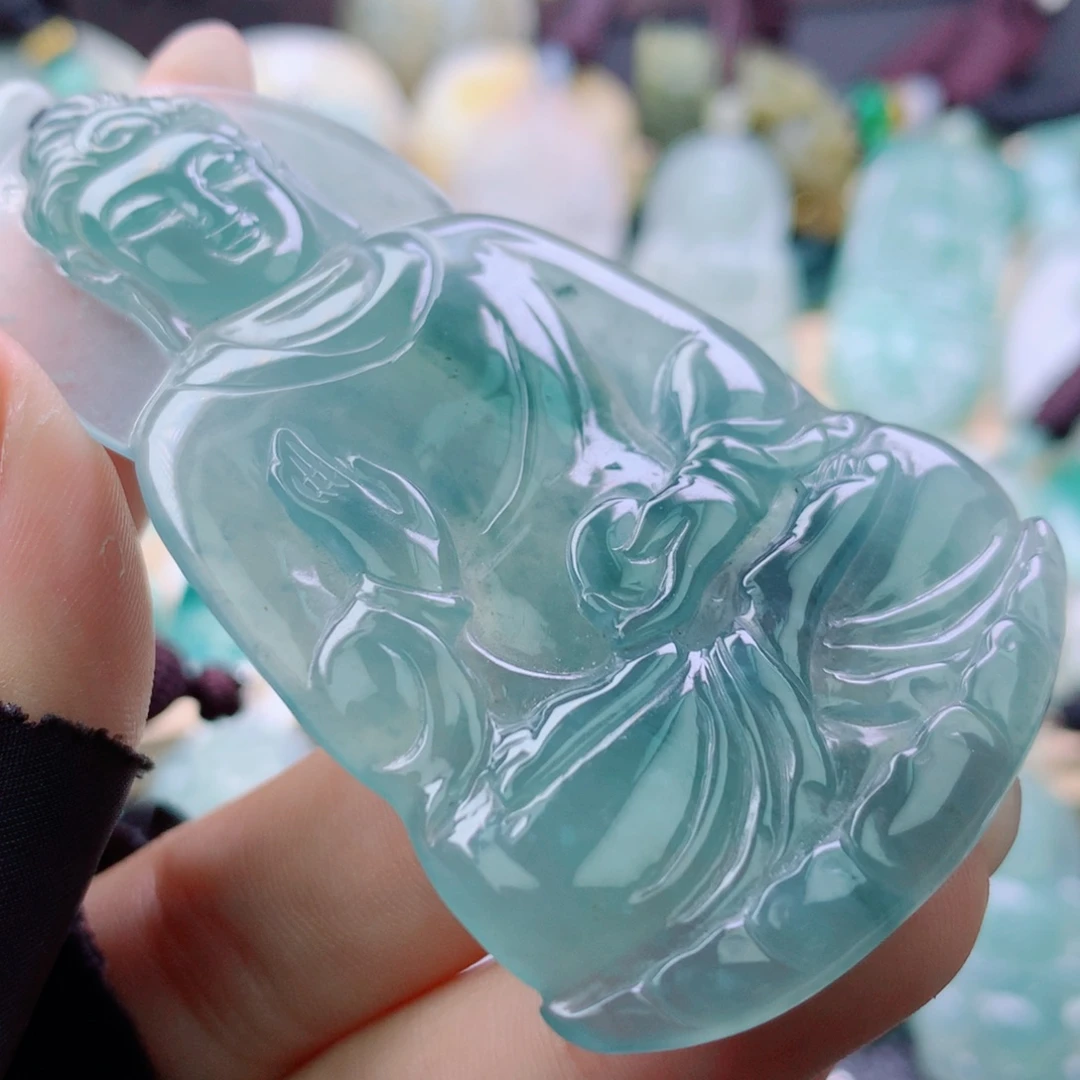 翡翠未镶嵌颈饰翡翠吊坠