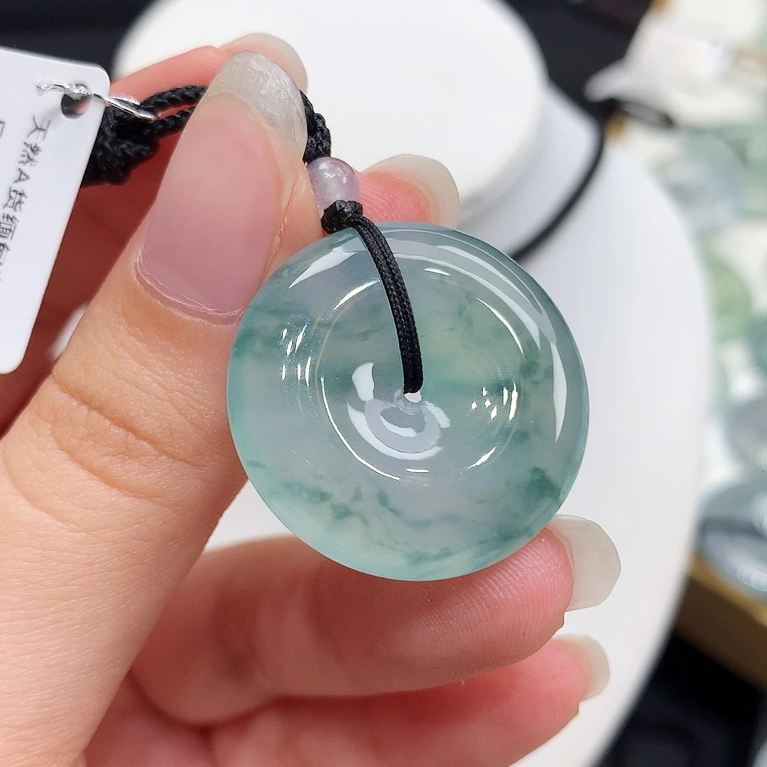 翡翠未镶嵌胸饰翡翠103，26.3/6.1