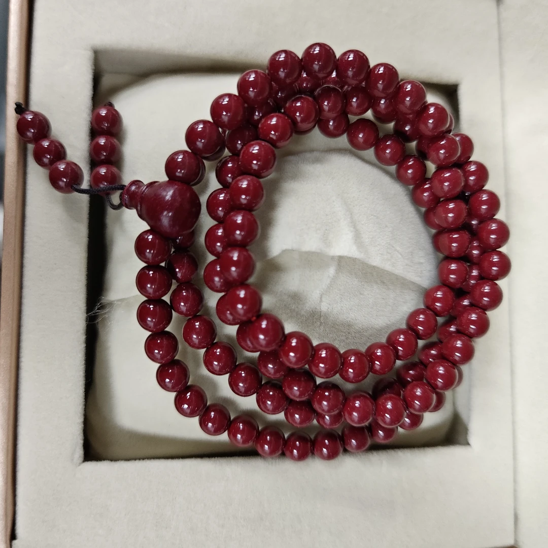 含辰砂工艺品 NZ030-经典紫色108