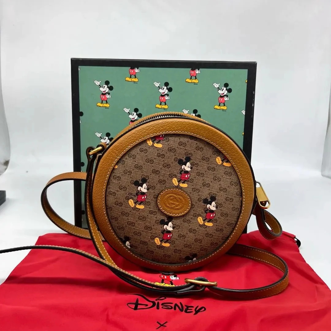 99新 GUCCI/古驰 古驰米老鼠圆饼031标  21156