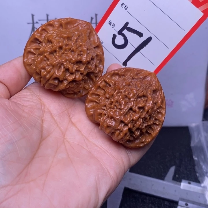 把件文玩核桃51，46官帽