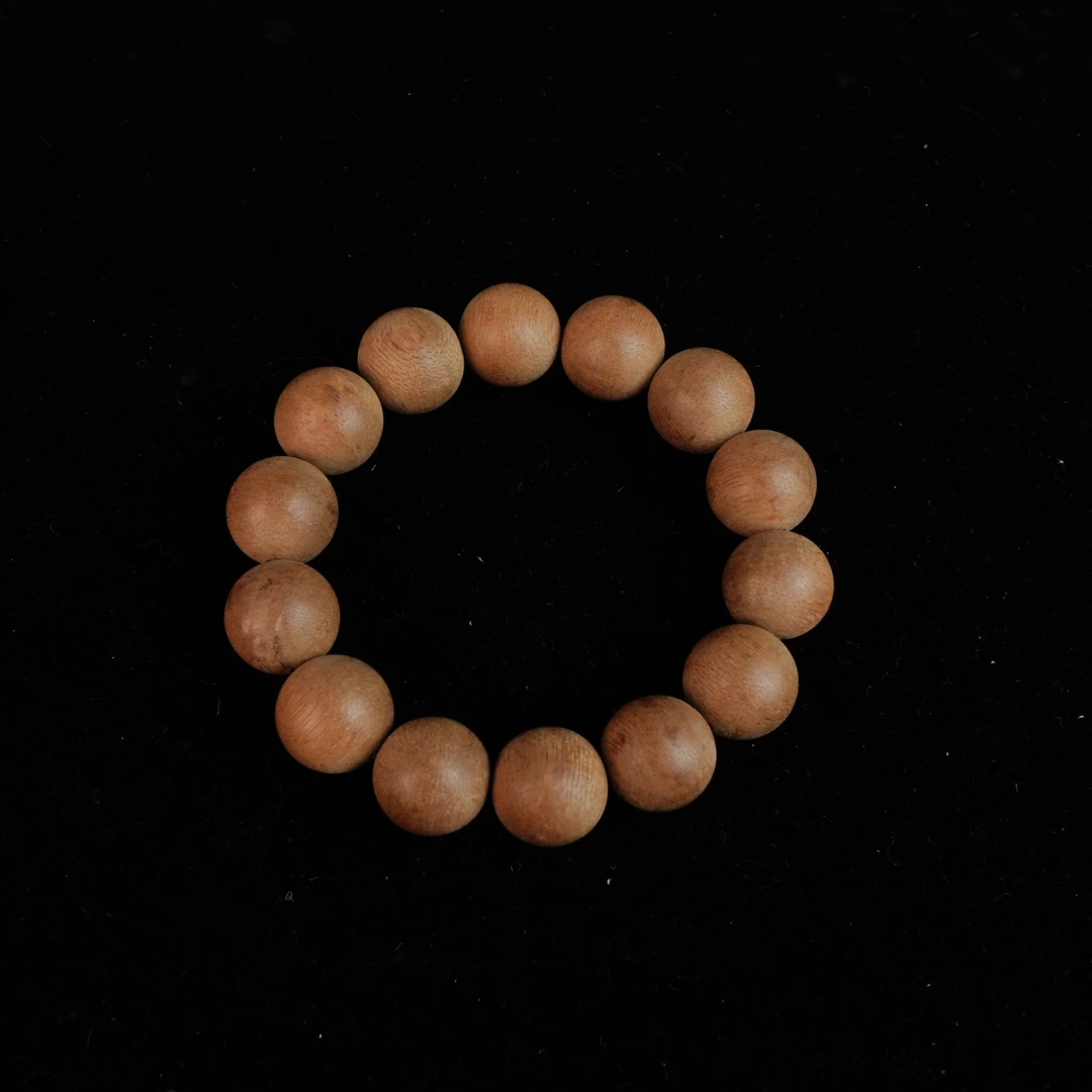A5002 老挝沉香熟结土沉老料大手串 1.68cm 20.41g