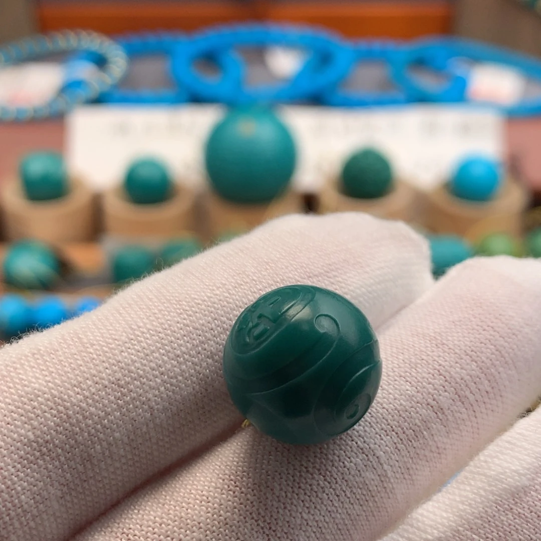 绿松石未镶嵌绿松石14.4mm