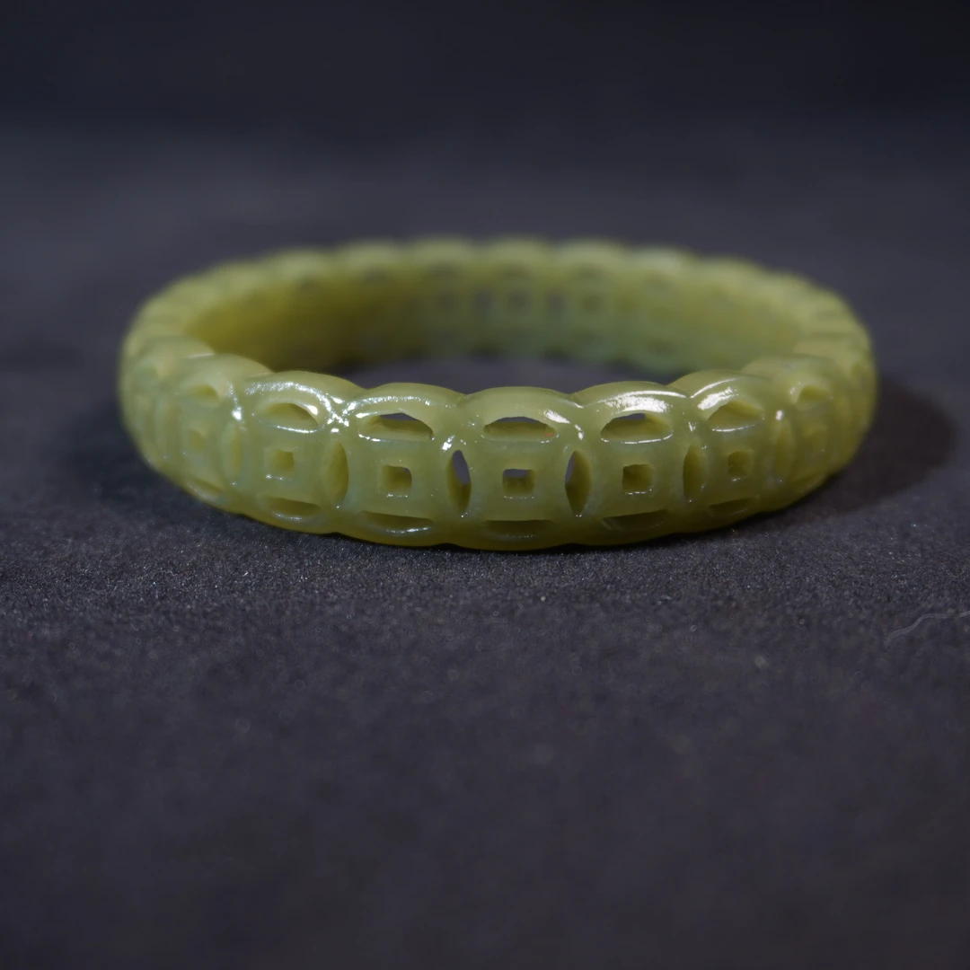 18YN62 清 和田玉手镯