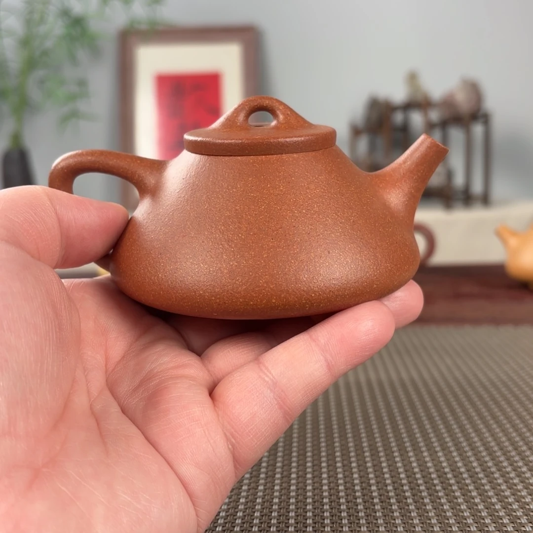 紫砂茶壶微瑕黄龙山原矿紫砂壶