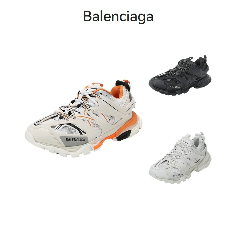 未使用 Balenciaga/巴黎世家 男士网眼老爹鞋运动鞋 542023 W1GB1
